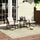 VIRASAT FURNITURE DUCHESS OUTDOOR PATIO SEATING SET 2 CHAIRS AND 1 TABLE SET (BLACK)