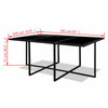 Virasat Outdoor Patio Dining Set 6 Chairs, 4 Ottoman and 1 Table (Black)-VIRASAT FURNITURE & FURNISHING