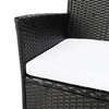 Virasat Outdoor Patio Dining Set 8 Chairs and 1 Table (Black)-VIRASAT FURNITURE & FURNISHING