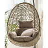 Virasat Single Seater Hanging Swing With Stand For Balcony, Garden Swing (Gold)-VIRASAT FURNITURE & FURNISHING
