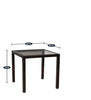 Virasat Outdoor Patio Seating Set 4 Chairs and 1 Table Set (Dark Brown)-VIRASAT FURNITURE & FURNISHING