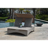 Virasat Outdoor Poolside Sunbed With Cushion Daybed (Light grey)-VIRASAT FURNITURE & FURNISHING