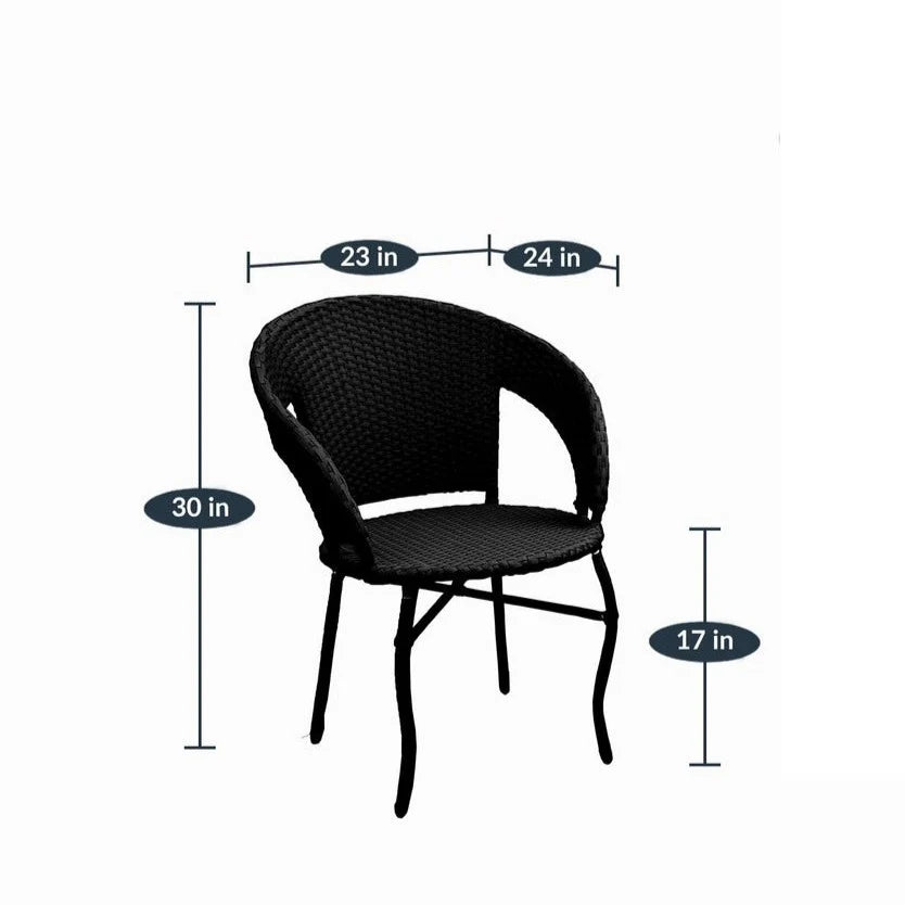 Virasat Outdoor Patio Seating Set 4 Chairs and 1 Table Set-VIRASAT FURNITURE & FURNISHING