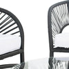 Virasat Outdoor Sofa Set 2 Seater, 2 Single Seater and 1 Center Table (Black + White)-VIRASAT FURNITURE & FURNISHING