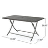 Virasat Outdoor Patio Dining Set 6 Chairs and 1 Table (Dark Brown)-VIRASAT FURNITURE & FURNISHING
