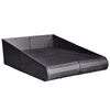Virasat Outdoor Poolside Sunbed With Cushion Daybed (Black/Brown)-VIRASAT FURNITURE & FURNISHING