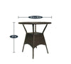 Virasat Outdoor Patio Seating Set 2 Chairs and 1 Table Set (Brown)-VIRASAT FURNITURE & FURNISHING