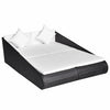 Virasat Outdoor Poolside Sunbed With Cushion Daybed (Black/Brown)-VIRASAT FURNITURE & FURNISHING