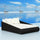 Virasat Outdoor Poolside Sunbed With Cushion Daybed (Black/Brown)-VIRASAT FURNITURE & FURNISHING