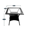 Virasat Outdoor Patio Seating Set 4 Chairs and 1 Table Set-VIRASAT FURNITURE & FURNISHING
