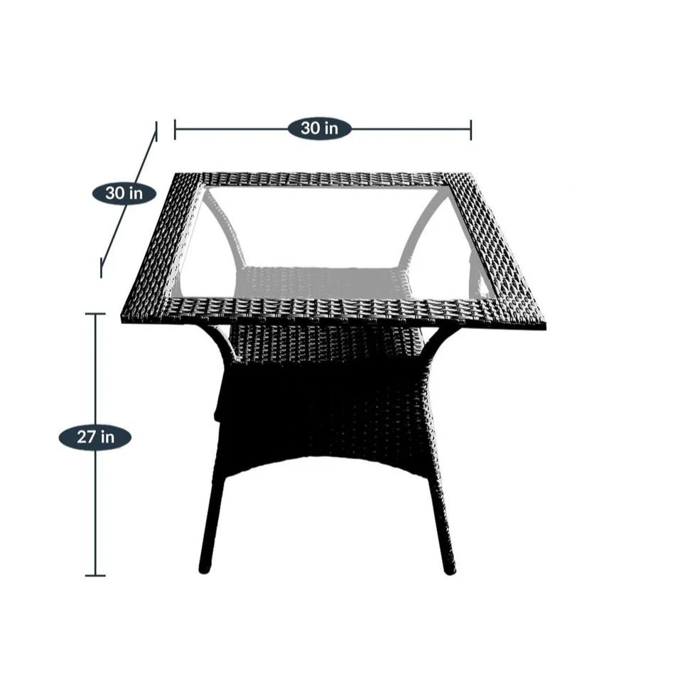 Virasat Outdoor Patio Seating Set 4 Chairs and 1 Table Set-VIRASAT FURNITURE & FURNISHING