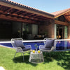 Virasat Outdoor Patio Seating Set 2 Chairs 1 Table Silver-VIRASAT FURNITURE & FURNISHING