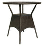 Virasat Outdoor Patio Seating Set 2 Chairs and 1 Table Set (Brown)-VIRASAT FURNITURE & FURNISHING
