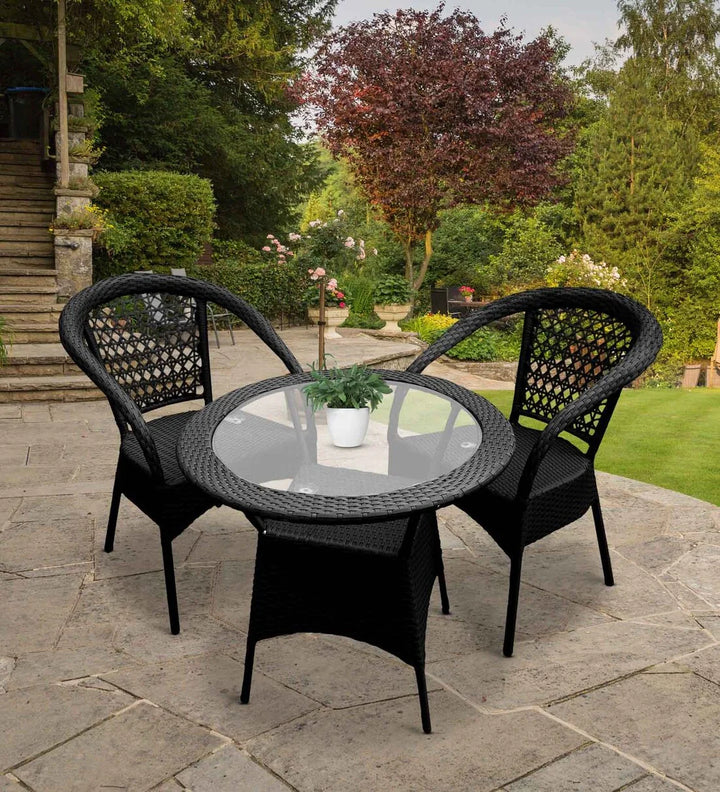 Virasat Appu Outdoor Patio Seating Set 2 Chairs and 1 Table Set