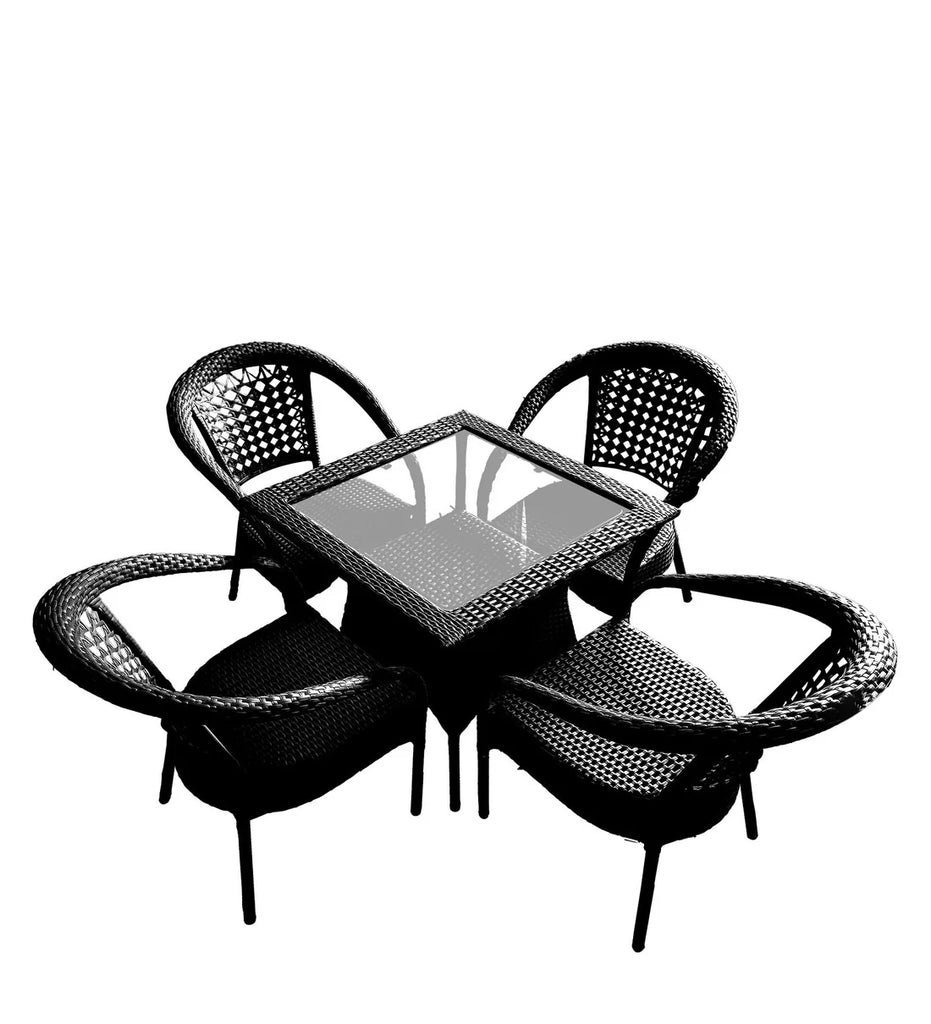 Virasat Outdoor Patio Seating Set 4 Chairs and 1 Table Set-VIRASAT FURNITURE & FURNISHING