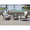 Virasat Outdoor Sofa Set 2 Seater, 2 Single Seater and 1 Center Table (Brown + Cream)-VIRASAT FURNITURE & FURNISHING
