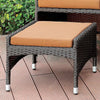 Virasat Outdoor Patio Seating Set 2 Chairs 2 Ottomans-VIRASAT FURNITURE & FURNISHING
