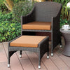 Virasat Outdoor Patio Seating Set 2 Chairs 2 Ottomans-VIRASAT FURNITURE & FURNISHING