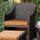 Virasat Outdoor Patio Seating Set 2 Chairs 2 Ottomans-VIRASAT FURNITURE & FURNISHING
