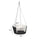 VIRASAT FURNITURE LEONE SINGLE SEATER HANGING SWING WITHOUT STAND FOR BALCONY & GARDEN SWING (BLACK)