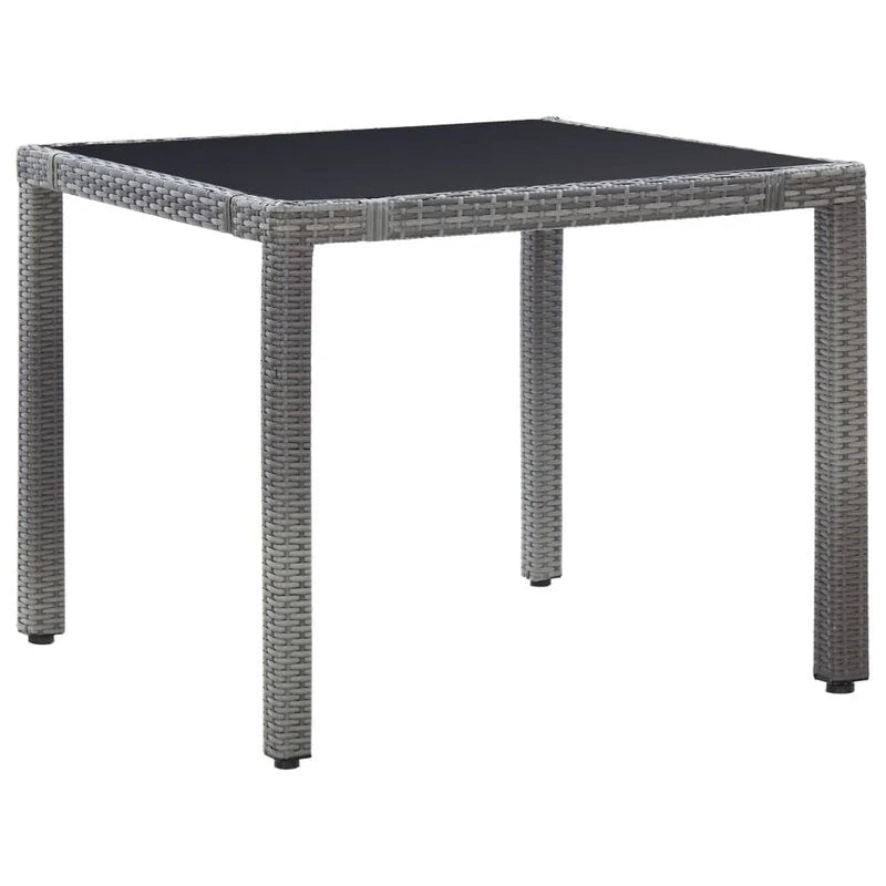 Virasat Outdoor Patio Dining Set 4 Chairs and 1 Table (Gray)-VIRASAT FURNITURE & FURNISHING