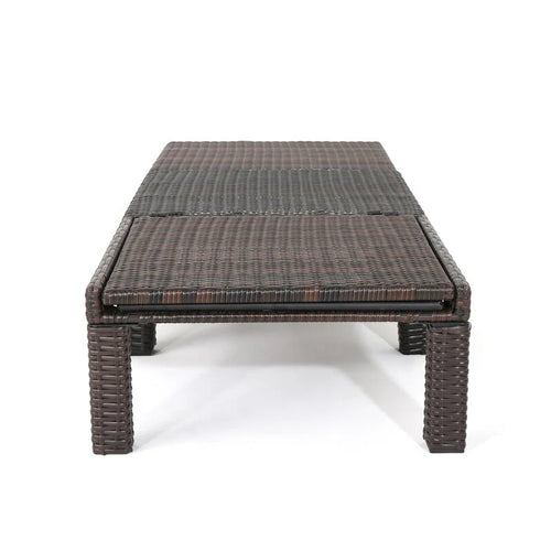 Virasat Outdoor Swimming Poolside Lounger Brown-VIRASAT FURNITURE & FURNISHING