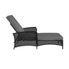 Virasat Outdoor Swimming Poolside Lounger Black-VIRASAT FURNITURE & FURNISHING