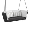 Virasat Double Seater Hanging Swing Without Stand For Balcony, Garden Swing (Black)-VIRASAT FURNITURE & FURNISHING