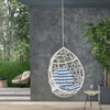 Virasat Single Seater Hanging Swing Without Stand For Balcony , Garden Swing (White)-VIRASAT FURNITURE & FURNISHING