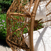 Virasat Single Seater Hanging Swing With Stand For Balcony, Garden Swing (Honey)-VIRASAT FURNITURE & FURNISHING