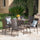 Virasat Outdoor Patio Dining Set 6 Chairs and 1 Table (Brown)-VIRASAT FURNITURE & FURNISHING