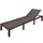 Virasat Outdoor Swimming Poolside Lounger Dark Brown-VIRASAT FURNITURE & FURNISHING