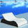 Virasat Outdoor Poolside Sunbed With Cushion Daybed (Black/Brown)-VIRASAT FURNITURE & FURNISHING
