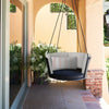 Virasat Single Seater Hanging Swing Without Stand For Balcony, Garden Swing (Black)-VIRASAT FURNITURE & FURNISHING