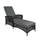 Virasat Outdoor Swimming Poolside Lounger Black-VIRASAT FURNITURE & FURNISHING