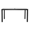 Virasat Outdoor Patio Dining Set 6 Chairs and 1 Table (Black)-VIRASAT FURNITURE & FURNISHING