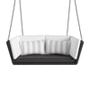Virasat Double Seater Hanging Swing Without Stand For Balcony, Garden Swing (Black)-VIRASAT FURNITURE & FURNISHING