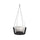 VIRASAT FURNITURE LEONE SINGLE SEATER HANGING SWING WITHOUT STAND FOR BALCONY & GARDEN SWING (BLACK)