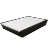 Virasat Outdoor Poolside Sunbed With Cushion Daybed (Black/Brown)-VIRASAT FURNITURE & FURNISHING
