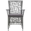 Virasat Outdoor Patio Dining Set 4 Chairs and 1 Table (Gray)-VIRASAT FURNITURE & FURNISHING