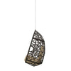 Virasat Single Seater Hanging Swing Without Stand For Balcony , Garden Swing (Dark Brown)-VIRASAT FURNITURE & FURNISHING