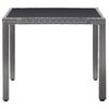 Virasat Outdoor Patio Dining Set 4 Chairs and 1 Table (Gray)-VIRASAT FURNITURE & FURNISHING