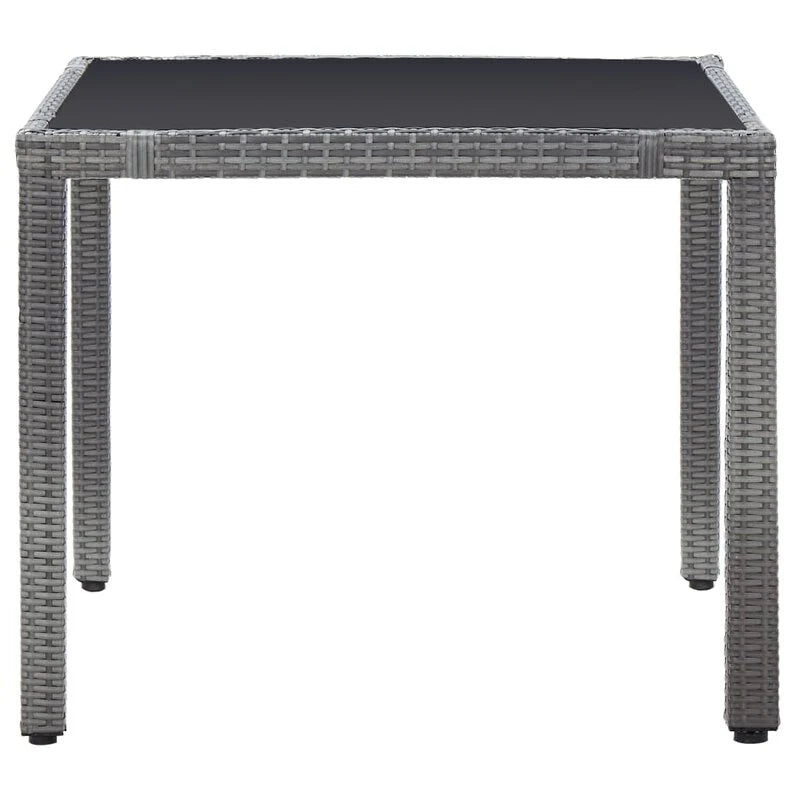 Virasat Outdoor Patio Dining Set 4 Chairs and 1 Table (Gray)-VIRASAT FURNITURE & FURNISHING