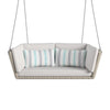 Virasat Double Seater Hanging Swing Without Stand For Balcony , Garden Swing (Cream)-VIRASAT FURNITURE & FURNISHING