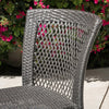 Virasat Outdoor Patio Seating Set 2 Chairs and 1 Table Set Black-VIRASAT FURNITURE & FURNISHING