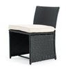Virasat Outdoor Patio Seating Set 2 Chairs 1 Table Black-VIRASAT FURNITURE & FURNISHING
