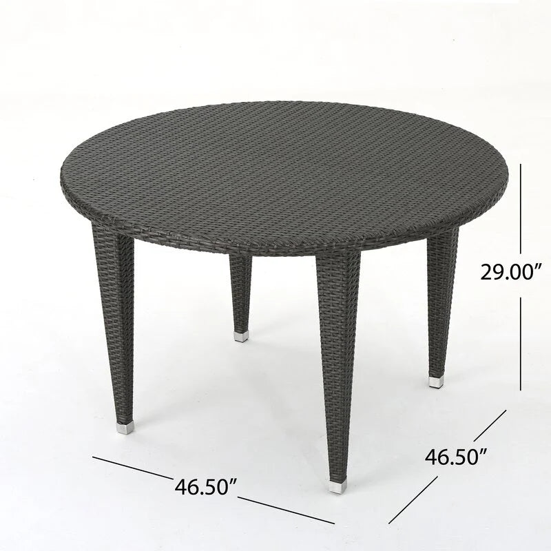 Virasat Outdoor Garden Patio Dining Set 4 Chairs and 1 Table (Gray)-VIRASAT FURNITURE & FURNISHING