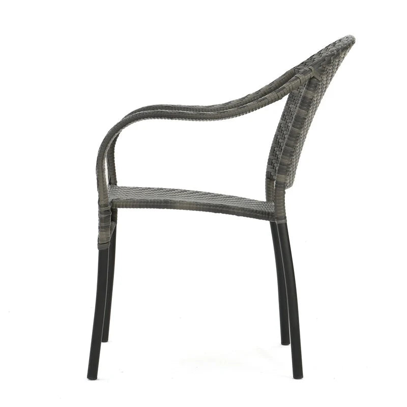 Virasat Outdoor Garden Patio Dining Set 4 Chairs and 1 Table (Gray)-VIRASAT FURNITURE & FURNISHING