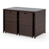 Virasat Outdoor Patio Dining Set 4 Chairs and 1 Table (Brown)-VIRASAT FURNITURE & FURNISHING