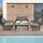 Virasat Outdoor Sofa Set 2 Seater, 2 Single Seater and 1 Center Table (Silver + White)-VIRASAT FURNITURE & FURNISHING
